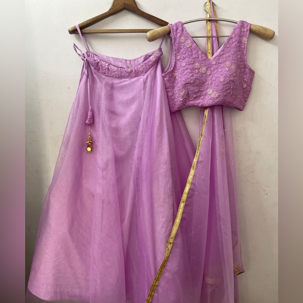 Organza Lehenga